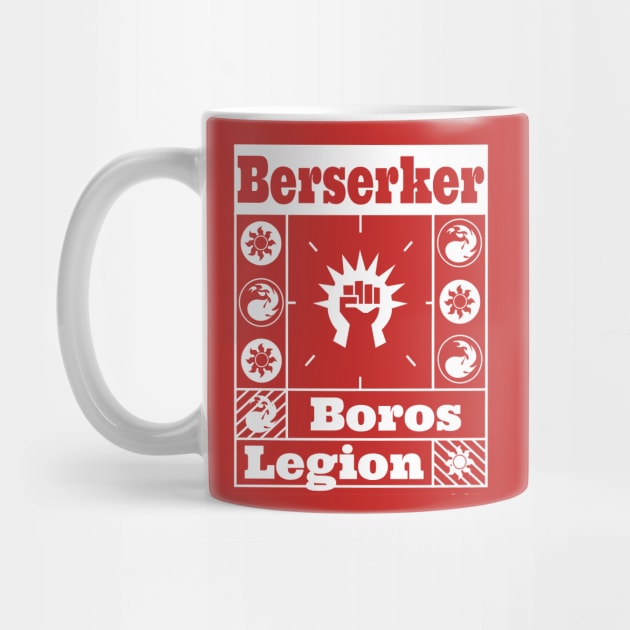 Boros Legion | Berserker | MTG Guild White on Red Design by ChristophZombie